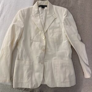 Vintage Ralph Lauren White Blazer